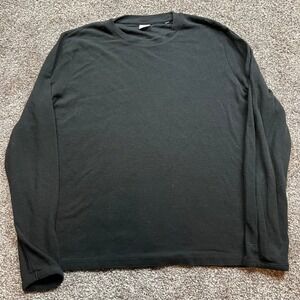 NN.07 No Nationality Waffle Rib Knitted Clive Sweater Mens Large Black Cotton